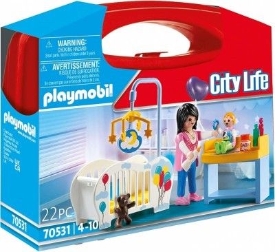 Zabawki Plastikowe Zestaw City Life 70531 Skrzyneczka Pokój niemowlaka dla dzieci
